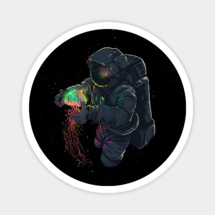 Colorful spaceman Magnet